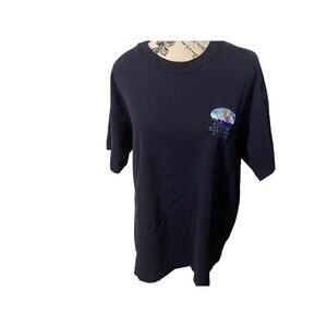 Vintage 1990s Disney World Boardwalk Villas Embroidered Blue Shirt Size Large